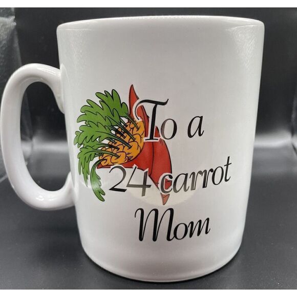 Vintage Mothers Day Bunny Warner Bros 1996 Mug 24 Carot Mom. New w/out box. - Picture 1 of 7
